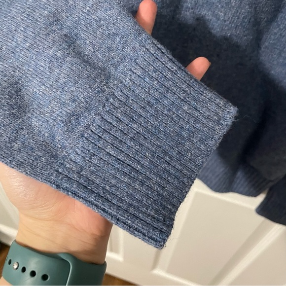 NWT GAP Factory Blue Button Up Sweater - size L - Picture 4 of 8